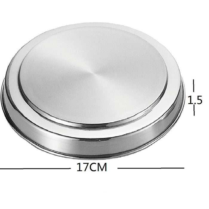 Stainless Steel Stove Burner Covers Set 4PCS Silver