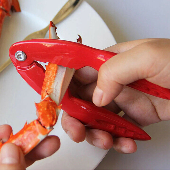 3-in-1 Aluminium Alloy Crab Lobster Nut Cracker Set Durable Seafood Tool
