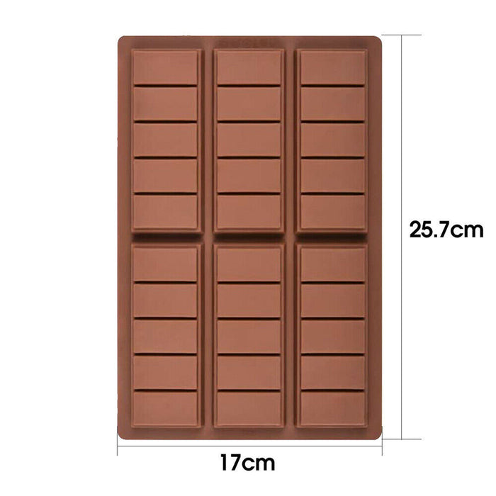 Silicone Chocolate Bar Mould Food Grade Non Stick Baking