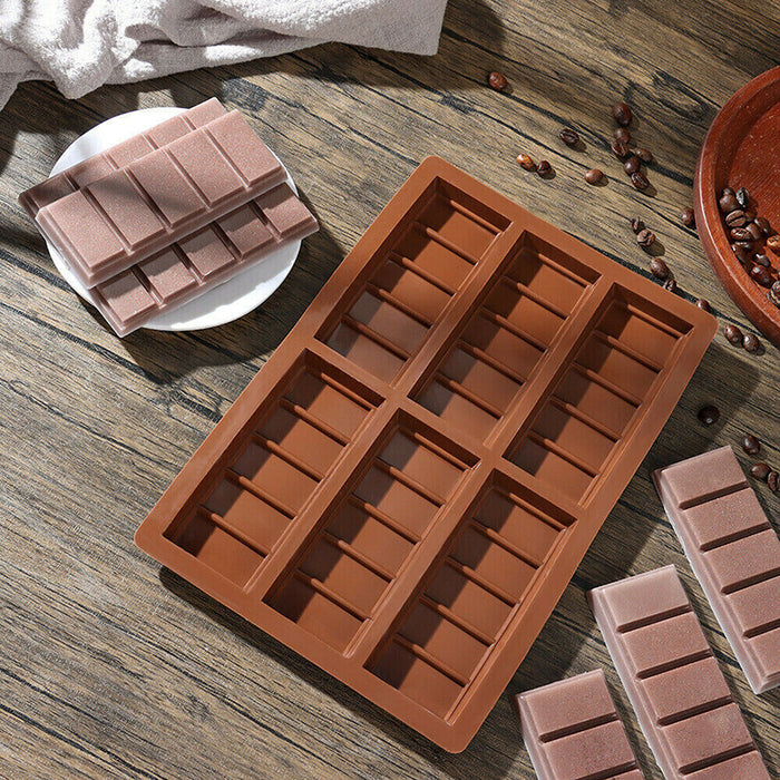 Silicone Chocolate Bar Mould Food Grade Non Stick Baking