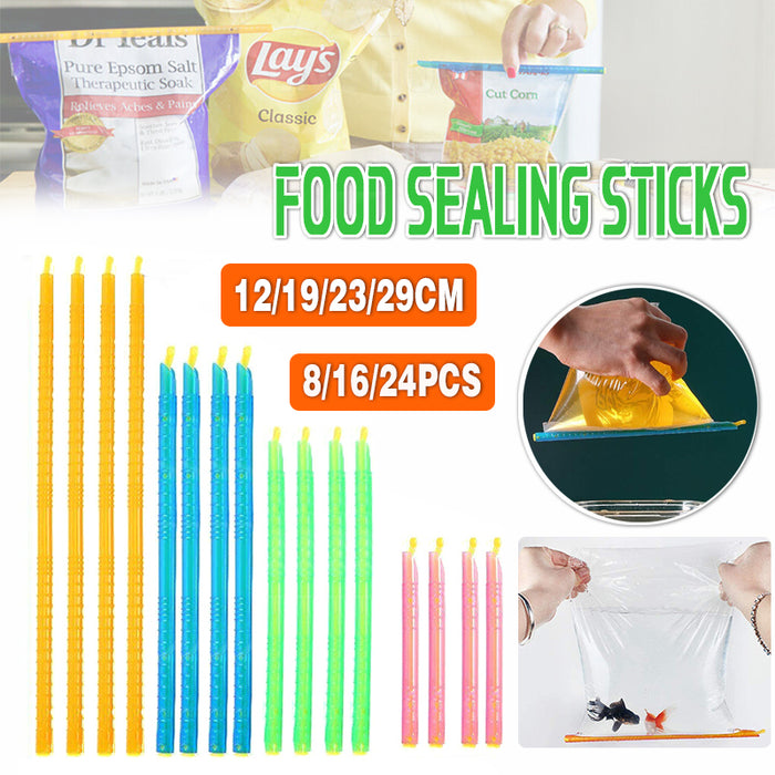 8PCS Food Sealing Sticks Waterproof Bag Clips Multipack
