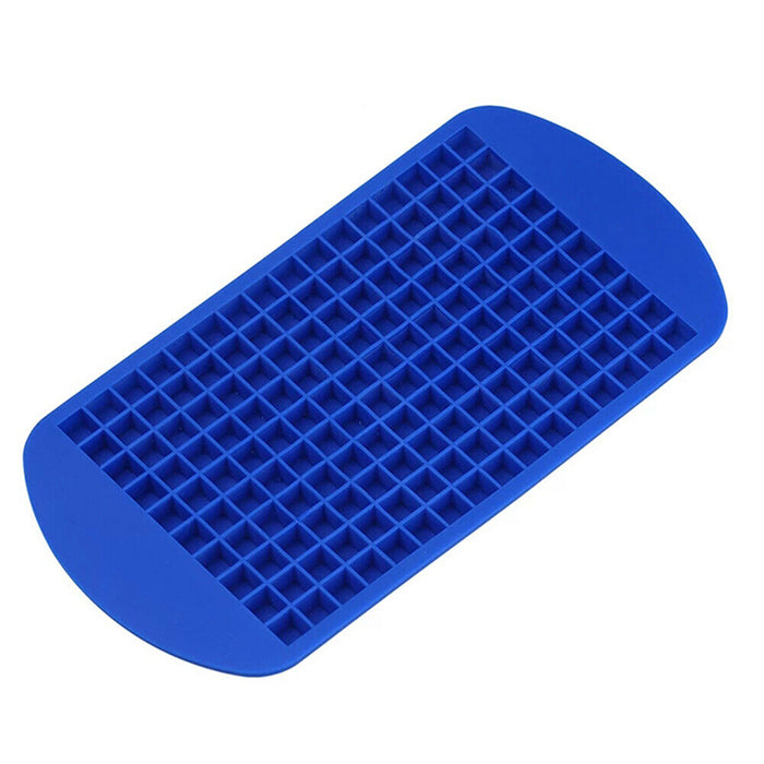 Mini Ice Cube Tray 160-Cube Food-Grade Silicone 24×12×1cm