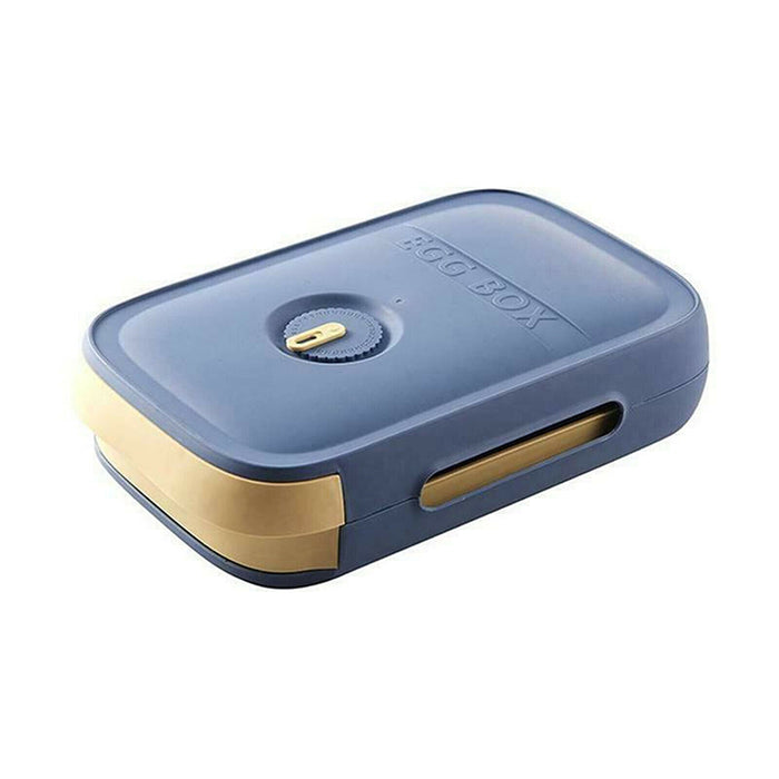 Egg Drawer Storage Box with Grid Design Stackable Organiser