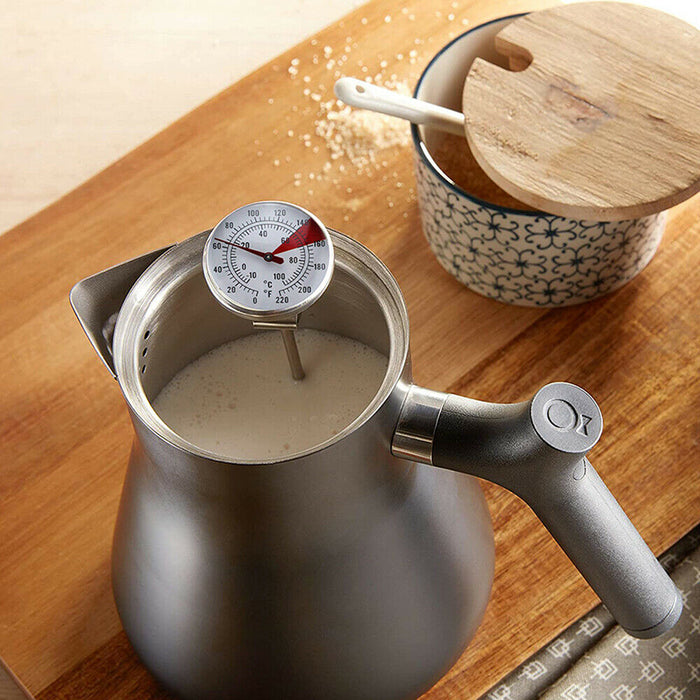Stainless Steel Food Thermometer with Mounting Clip