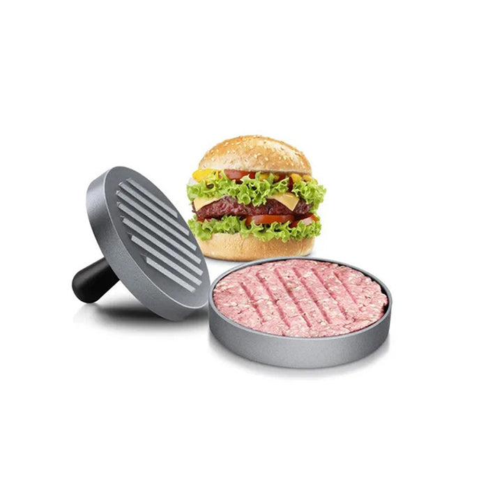 Patty Mould Round Non-Stick Aluminium with Plastic Handle 9cm