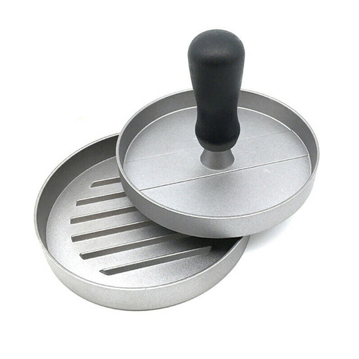 Patty Mould Round Non-Stick Aluminium with Plastic Handle 9cm