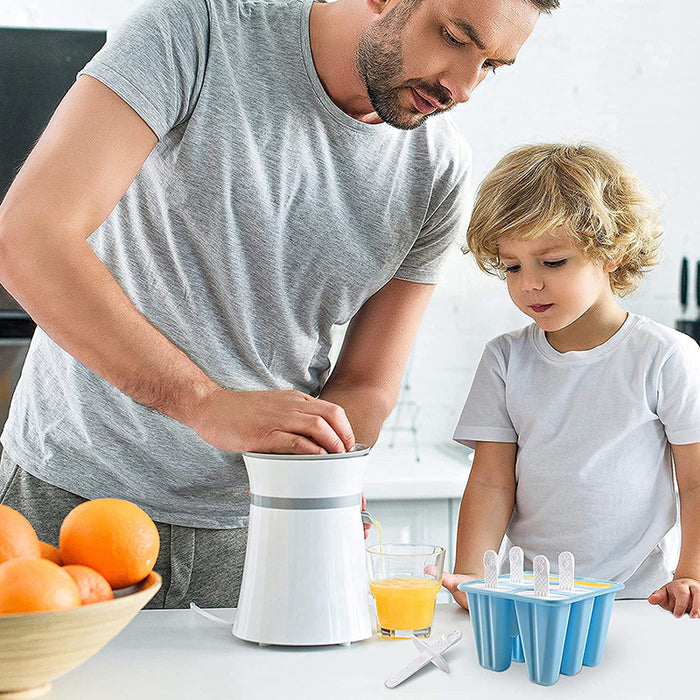 Premium Silicone Popsicle Mold, Reusable Ice Cream Maker