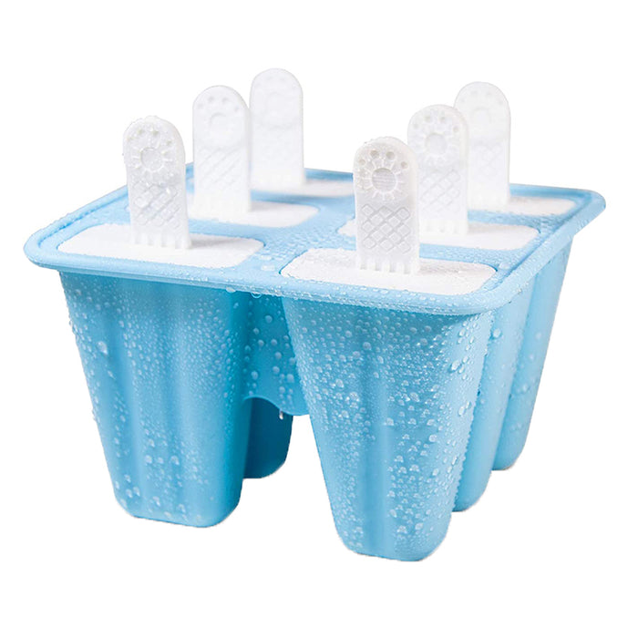 Premium Silicone Popsicle Mold, Reusable Ice Cream Maker