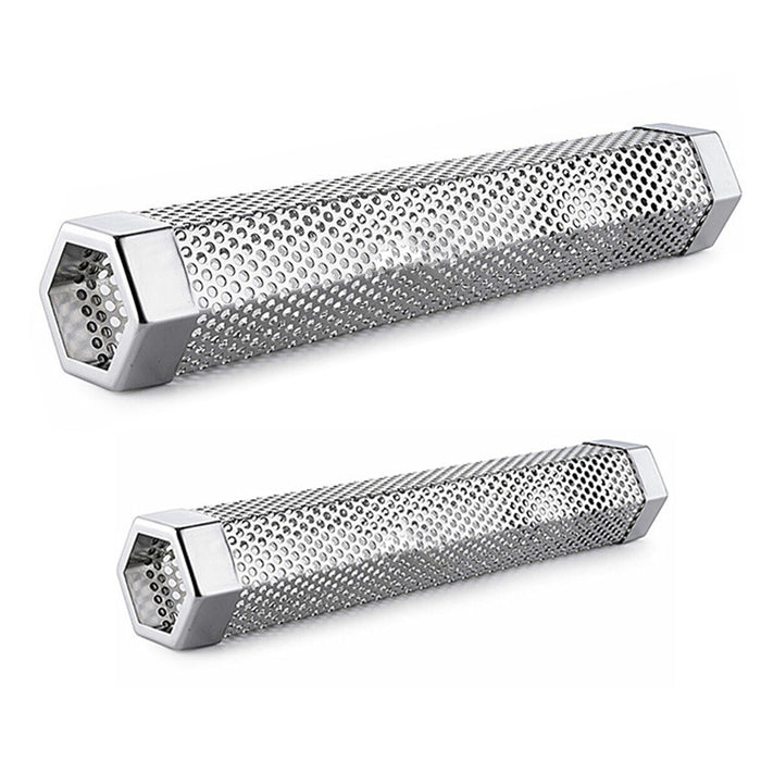 BBQ Smoker Tube Hexagonal 304 Stainless Steel 6/12 Inch