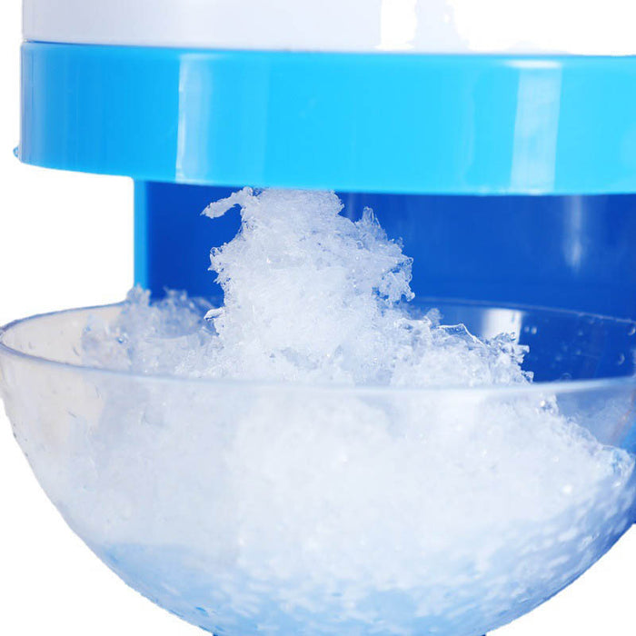 Manual Ice Shaver Crusher Food-Grade ABS Portable and Compact