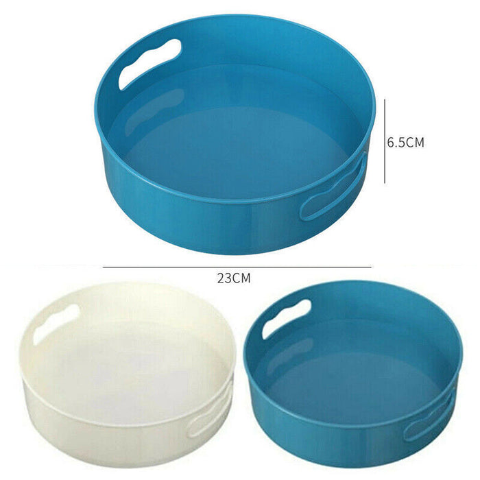 Rotating Lazy Susan Organiser 230×65mm, Plastic & Silicone Turntable