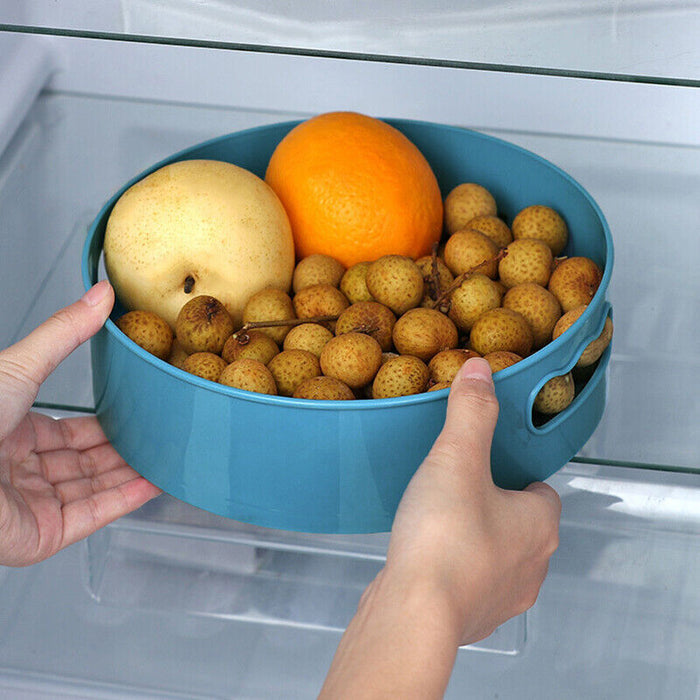 Rotating Lazy Susan Organiser 230×65mm, Plastic & Silicone Turntable