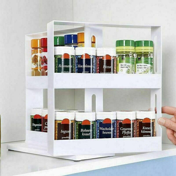 Slide Cabinet Organiser Rack for Pantry Spice Jars and Cans
