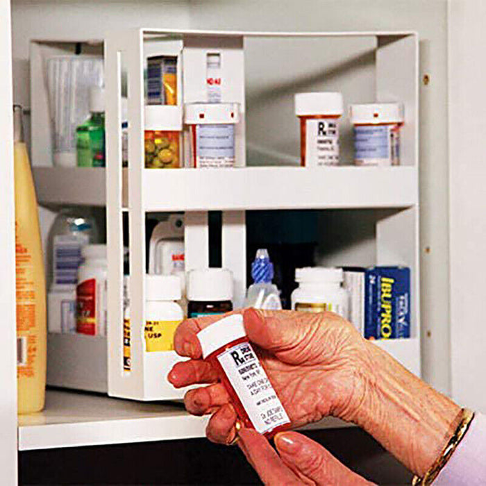 Slide Cabinet Organiser Rack for Pantry Spice Jars and Cans