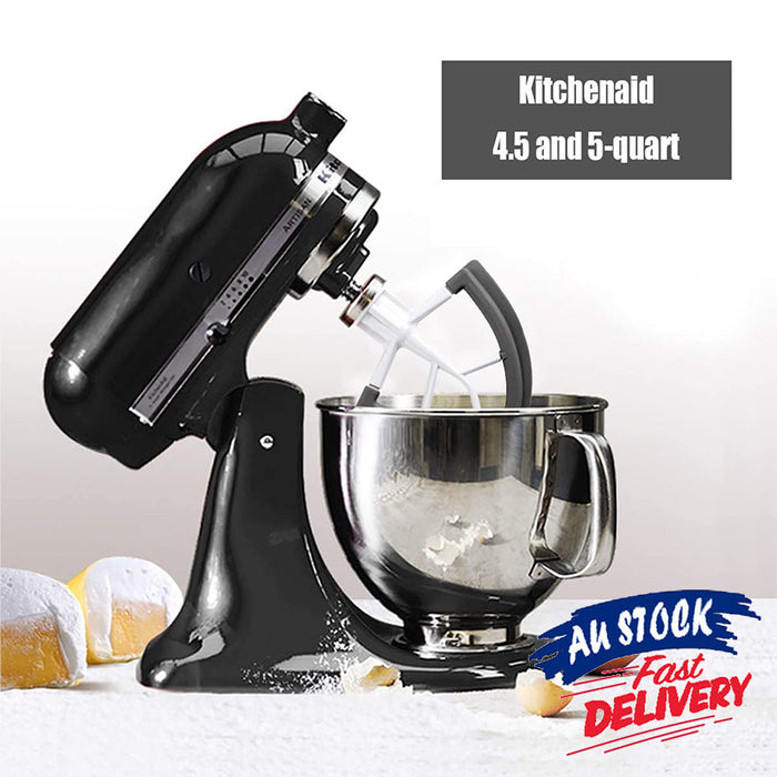 Flat Beater Attachment for KitchenAid 4.5–5QT Silicone Edge