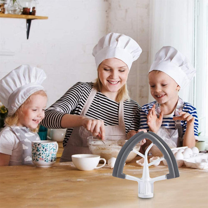 Flat Beater Attachment for KitchenAid 4.5–5QT Silicone Edge