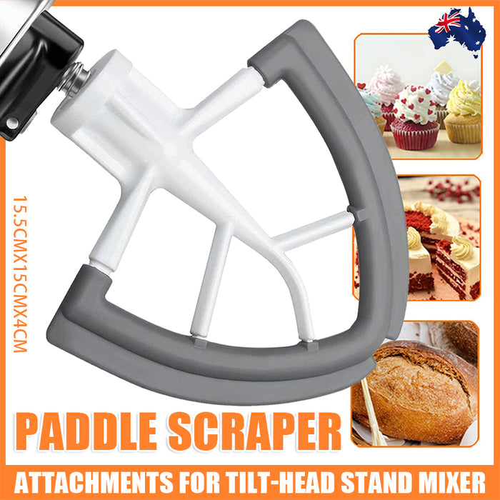 Flat Beater Attachment for KitchenAid 4.5–5QT Silicone Edge