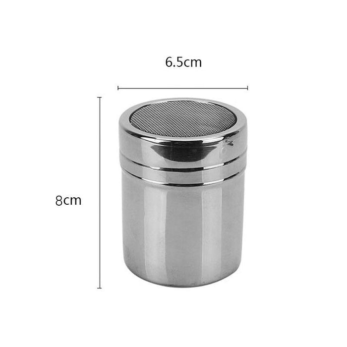 Stainless Steel Coffee Cocoa Sugar Shaker Duster for Bakery and Café