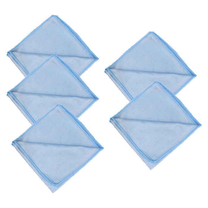Microfiber Glass Cleaning Towels, Streak-Free for Windows, Screens, Lenses, 40x40cm