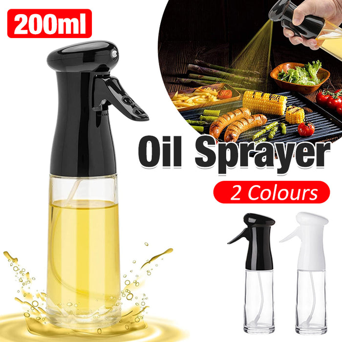 Oil Spray Bottle 200ml Glass Refillable Mist Dispenser