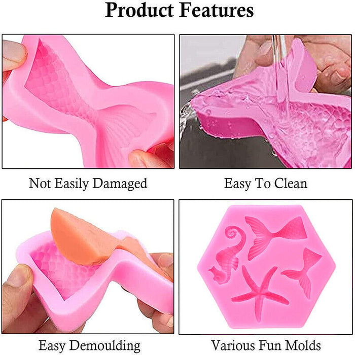 Silicone Mould Food Grade Non-Stick, Pink