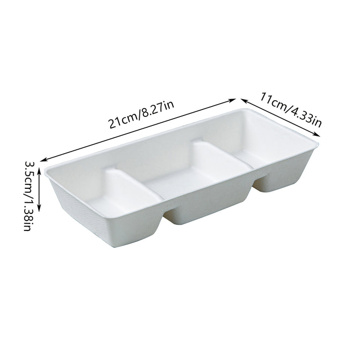 White Disposable Sauce Dish, 50pack