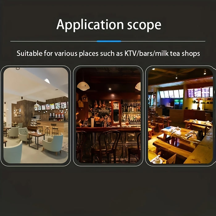 Acrylic Ice Bucket Transparent Wine Cooler with Clip