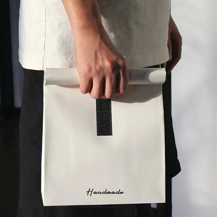 Creative Kraft Paper Gift Bags with Velcro Seal, 20pcs