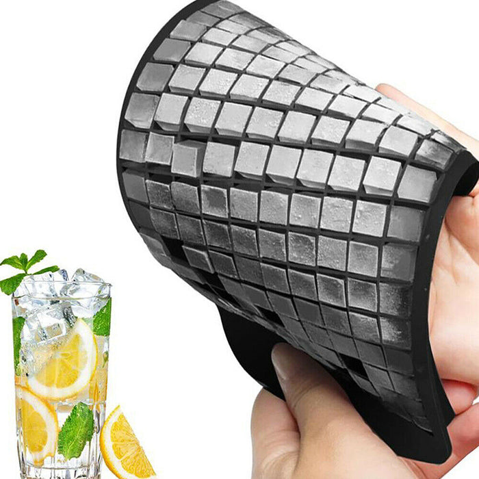 Mini Ice Cube Tray 160-Cube Food-Grade Silicone 24×12×1cm
