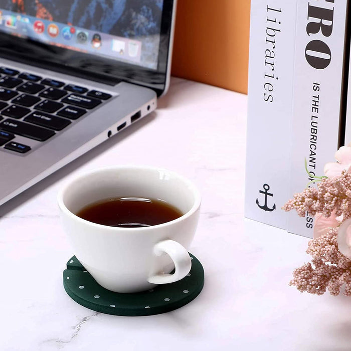 Cactus Design Heat Insulation Non Slip Coasters Set