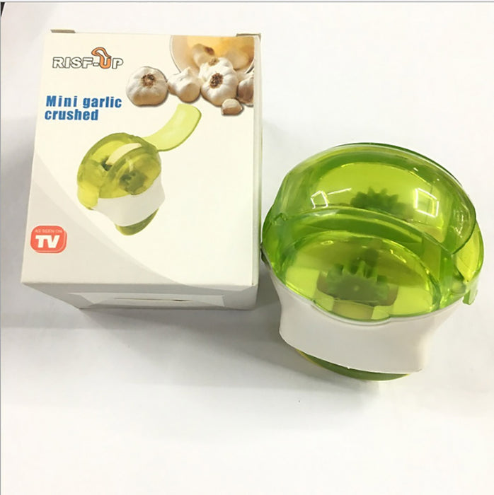 Garlic Crusher Roller with 2-in-1 Slicer Manual Presser
