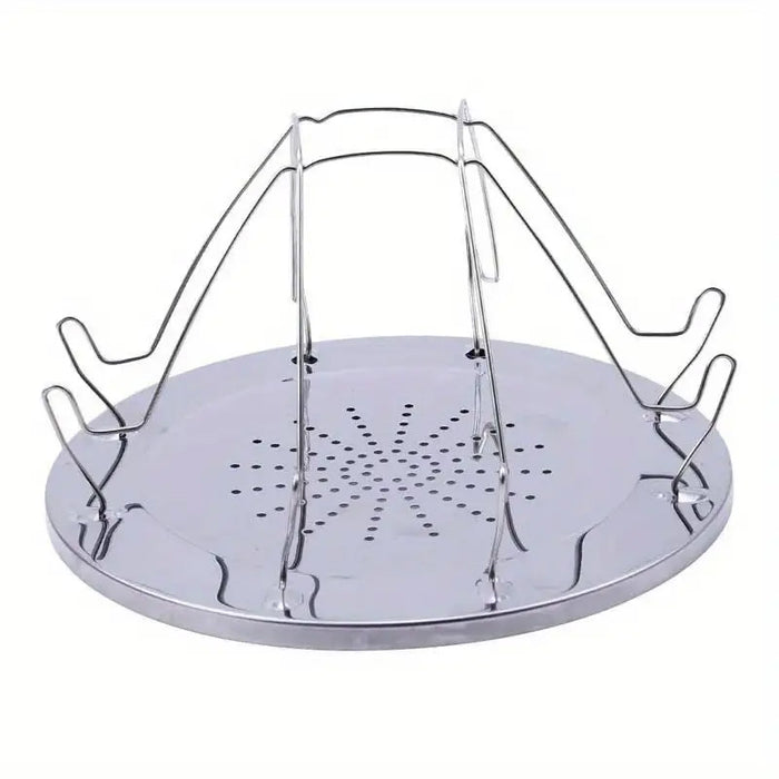 Outdoor Toast Rack Camping Picnic Grill Foldable Bread Holder Stainless Steel
