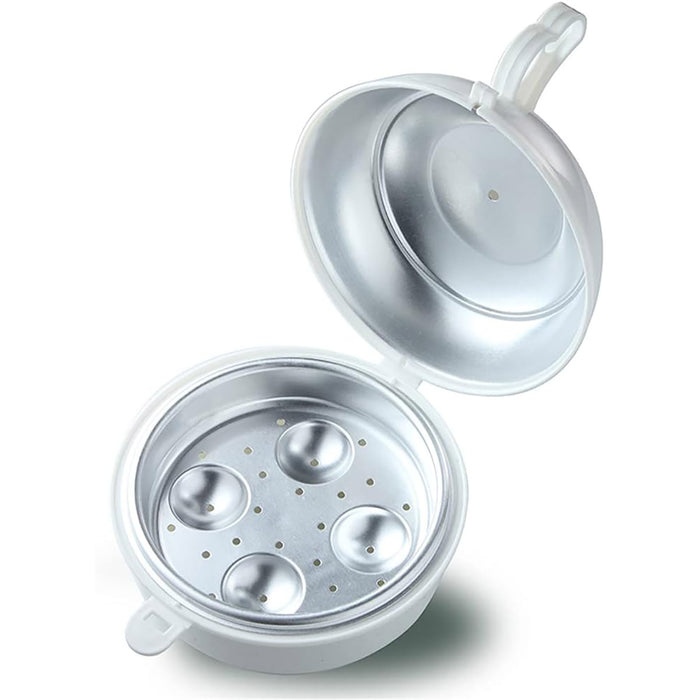 4 Egg Microwave Egg Steamer Chicken Shape Kitchen Tool