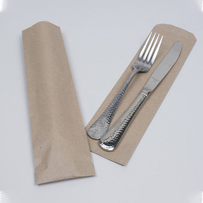 Paper Cutlery Pouch, 100pack