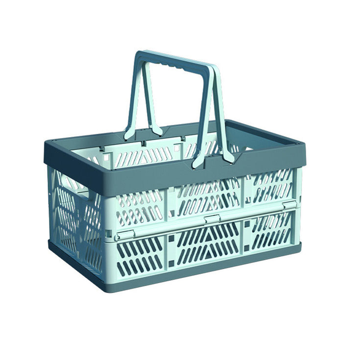 Foldable Picnic Storage Basket Lightweight PP Crate