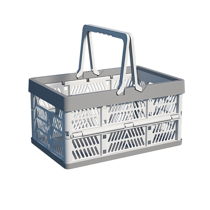 Foldable Picnic Storage Basket Lightweight PP Crate