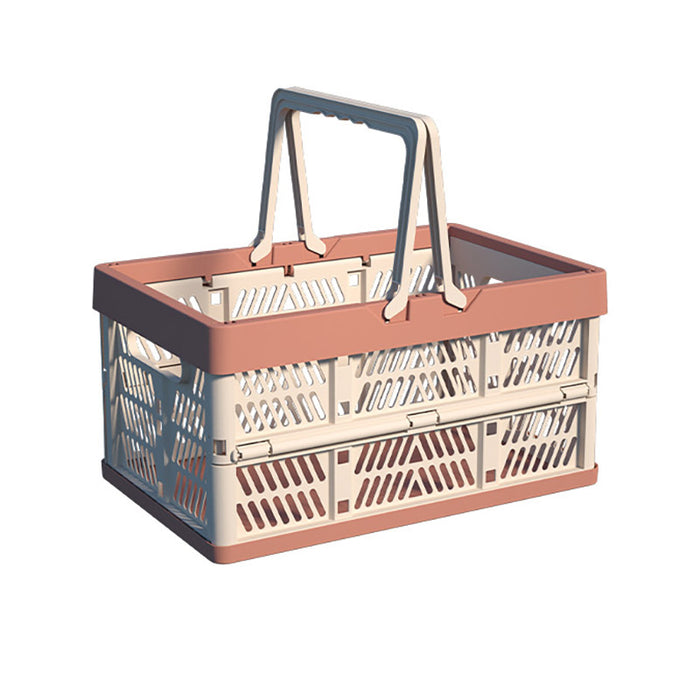 Foldable Picnic Storage Basket Lightweight PP Crate