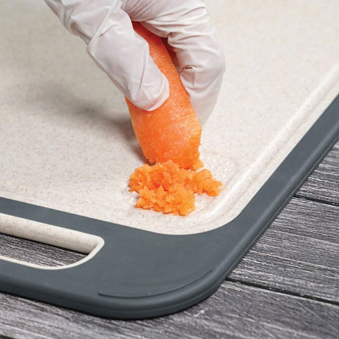 304 Stainless Steel Double Sided Cutting Board Wheat Straw
