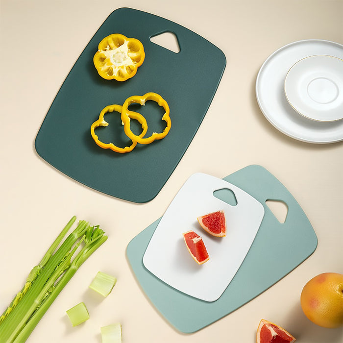 3 Pcs Cutting Board Set Double Sided PP Hanging Hole