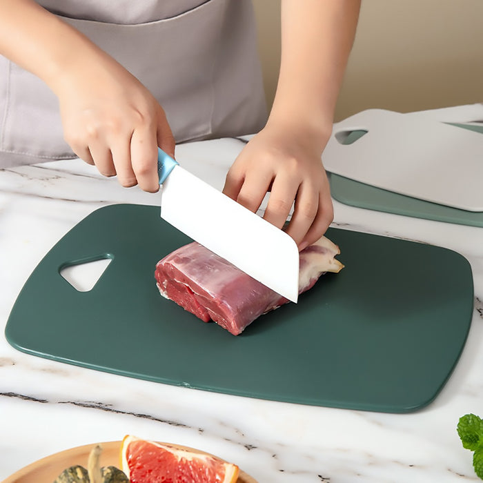 3 Pcs Cutting Board Set Double Sided PP Hanging Hole