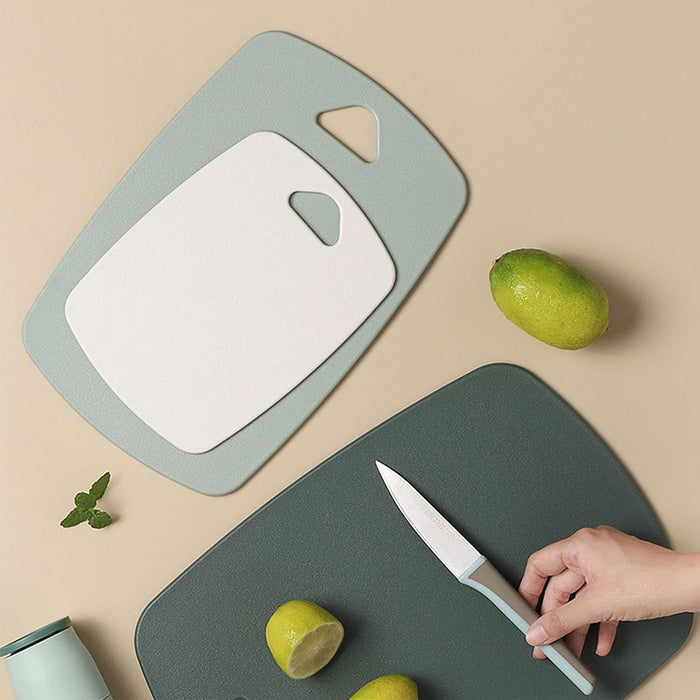 3 Pcs Cutting Board Set Double Sided PP Hanging Hole