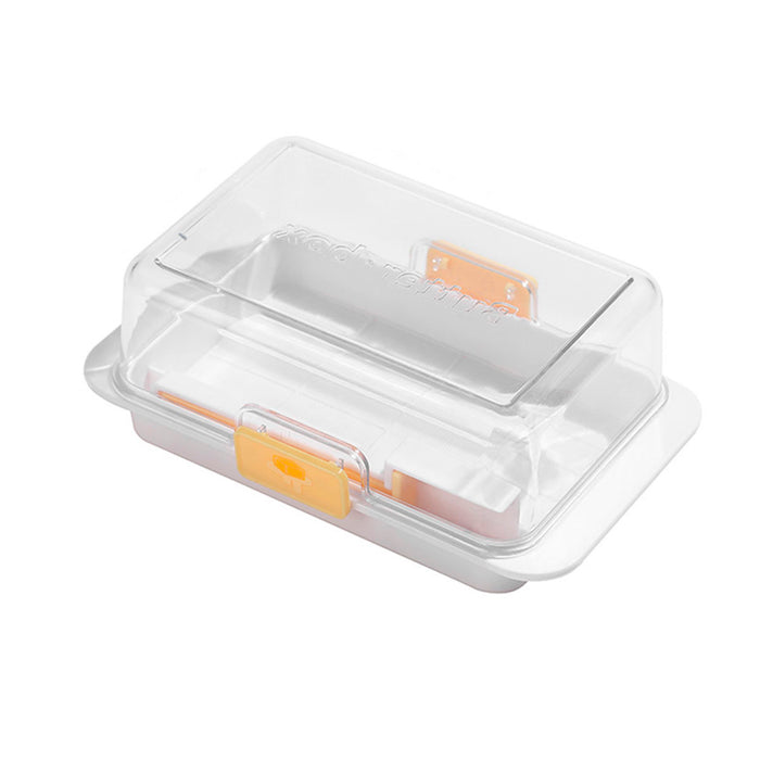 Butter Storage Box with Spoon Airtight Grid PP 280g