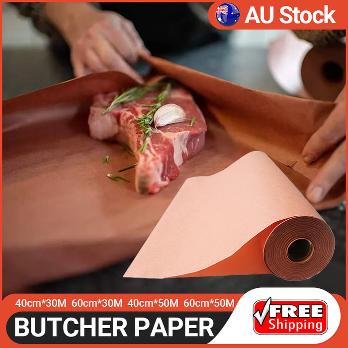 Pink Kraft Butcher Roll Food Grade Oil Absorbent Paper for Outdoor Grilling