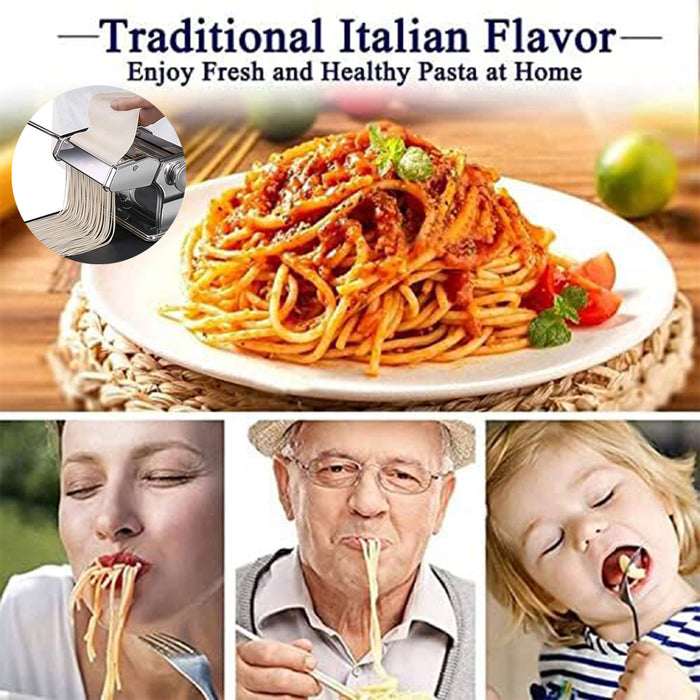 Stainless Steel Noodle Maker 7 Thickness Settings 2mm 4mm