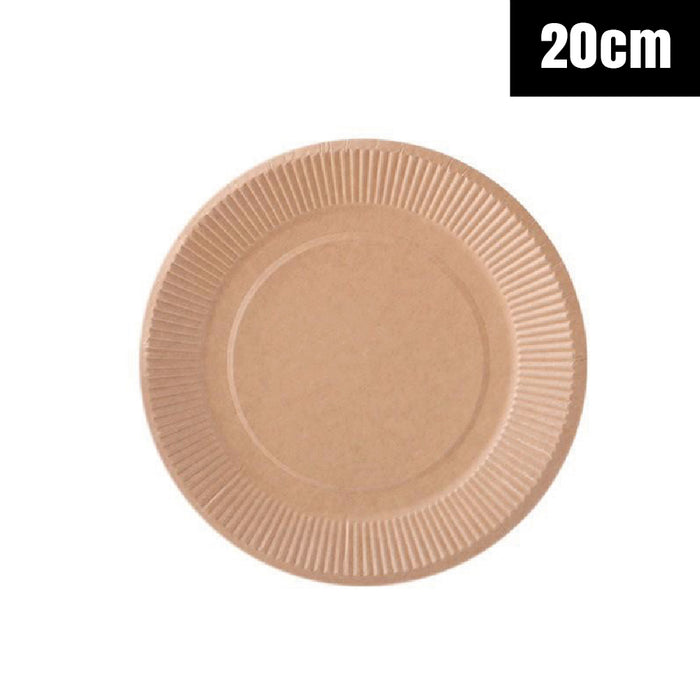 Paper Plates for Dinner and Dessert 18cm 20cm