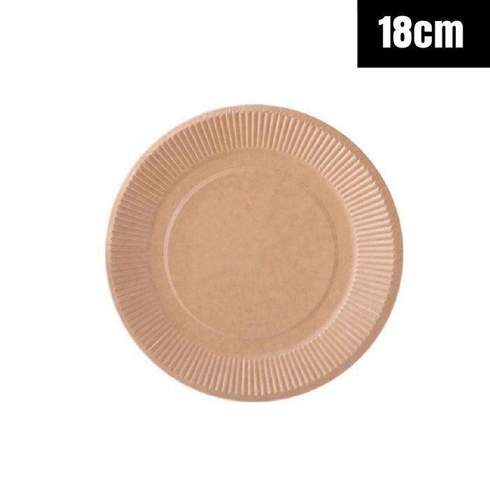 Paper Plates for Dinner and Dessert 18cm 20cm
