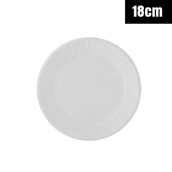 Paper Plates for Dinner and Dessert 18cm 20cm