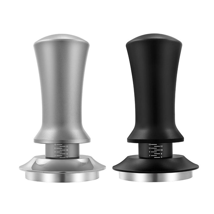 Adjustable Coffee Tamper with Scale and Automatic Rebound – 51mm, 53mm, 58mm