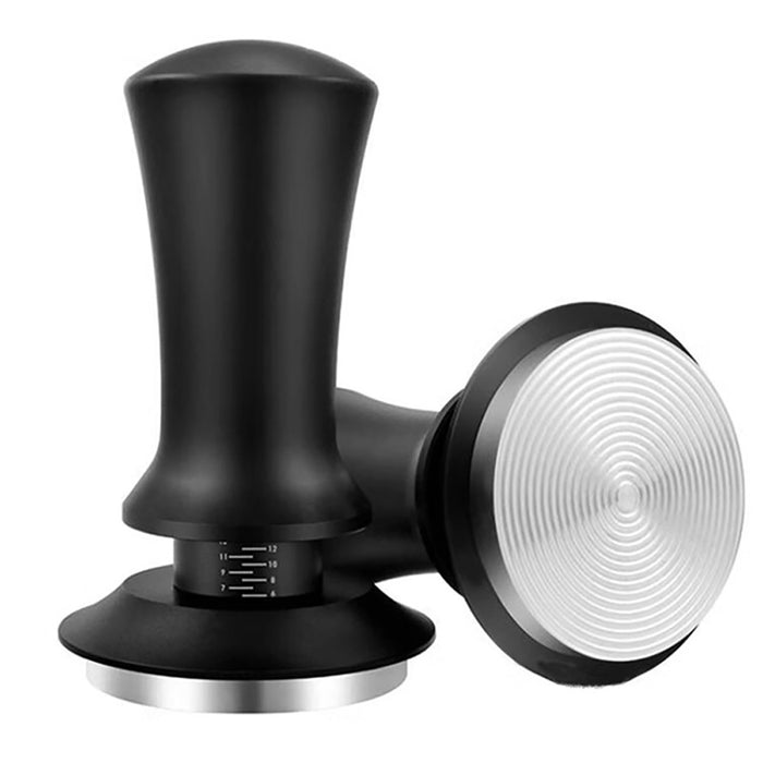 Adjustable Coffee Tamper with Scale and Automatic Rebound – 51mm, 53mm, 58mm