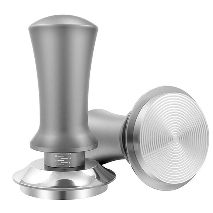 Adjustable Coffee Tamper with Scale and Automatic Rebound – 51mm, 53mm, 58mm